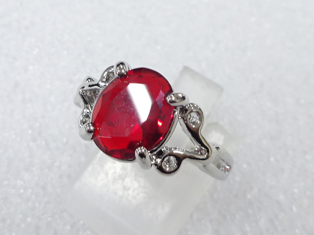 色石　指輪(18号)